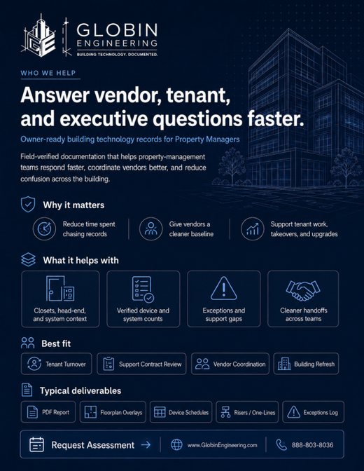Property Managers Owner-Ready Building Technology Records one-sheet thumbnail