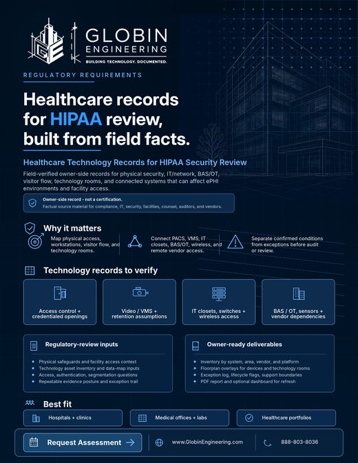 Healthcare HIPAA Security Review Records one-sheet thumbnail