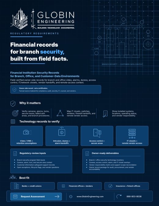 Financial / Banking Branch Security Records one-sheet thumbnail